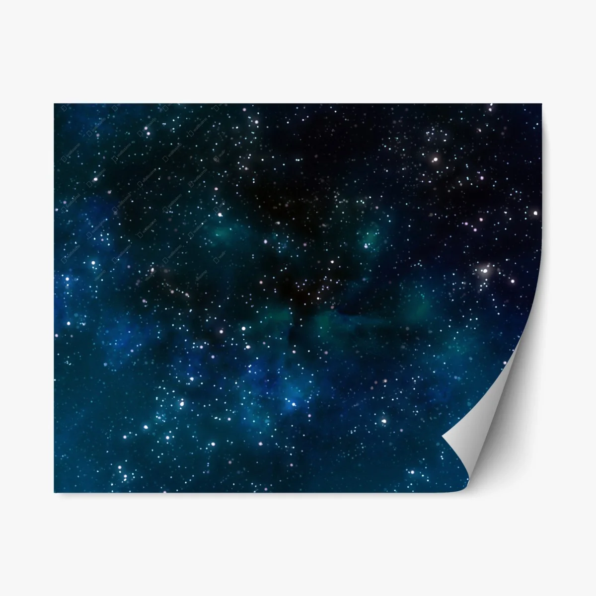 Pegatina reposicionable cielo estrellado con nebulosas azules – Pixers® Pegatina reposicionable cielo estrellado con nebulosas azules – Pixers®