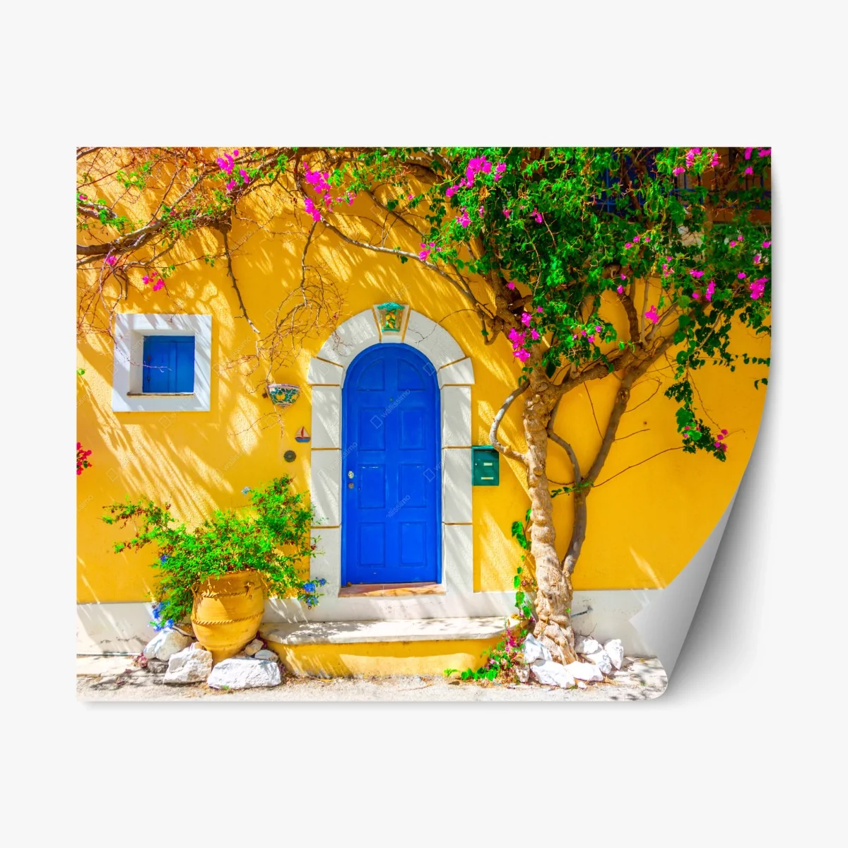 Pegatina reposicionable puerta azul en Assos, Kefalonia – Pixers® Pegatina reposicionable puerta azul en Assos, Kefalonia – Pixers®