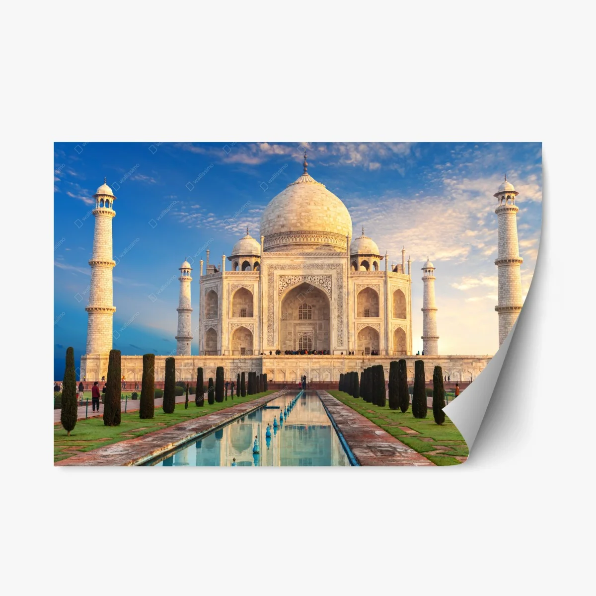 Pegatina reposicionable Taj Mahal al amanecer en Agra – Pixers® Pegatina reposicionable Taj Mahal al amanecer en Agra – Pixers®