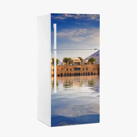 Pegatina para frigorífico palacio flotante de Jaipur – Pixers®