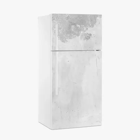Pegatina para frigorífico textura de pared de cemento blanco desconchado – Pixers®