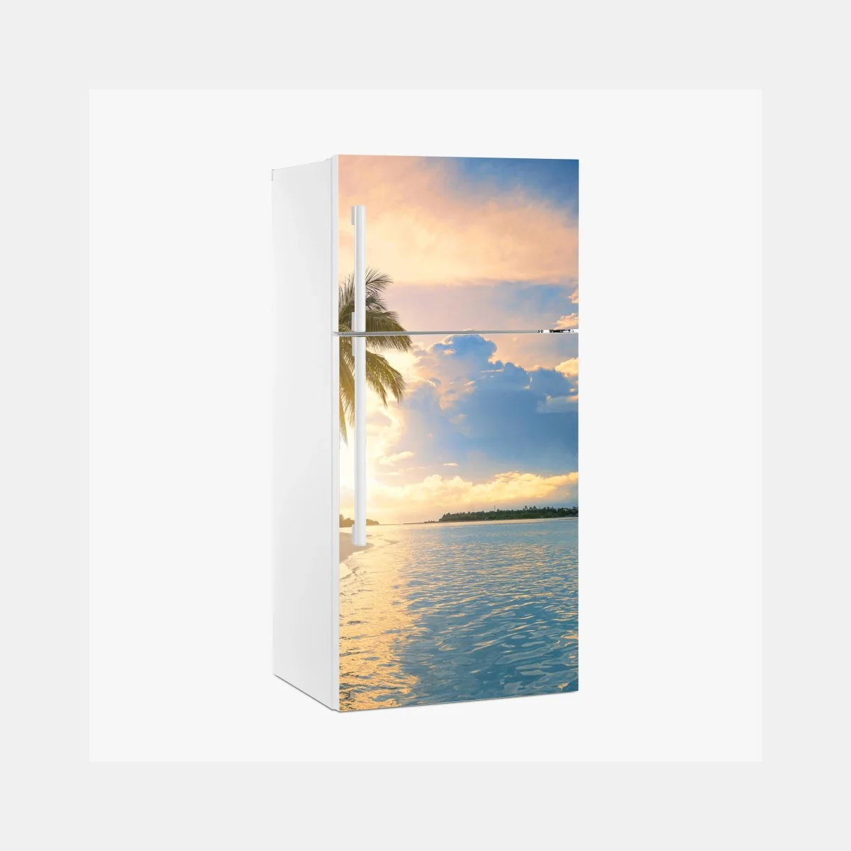 Pegatina para frigorífico puesta de sol tropical en Maldivas – Pixers® Pegatina para frigorífico puesta de sol tropical en Maldivas – Pixers®
