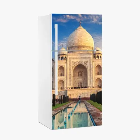 Pegatina para frigorífico Taj Mahal al amanecer en Agra – Pixers®