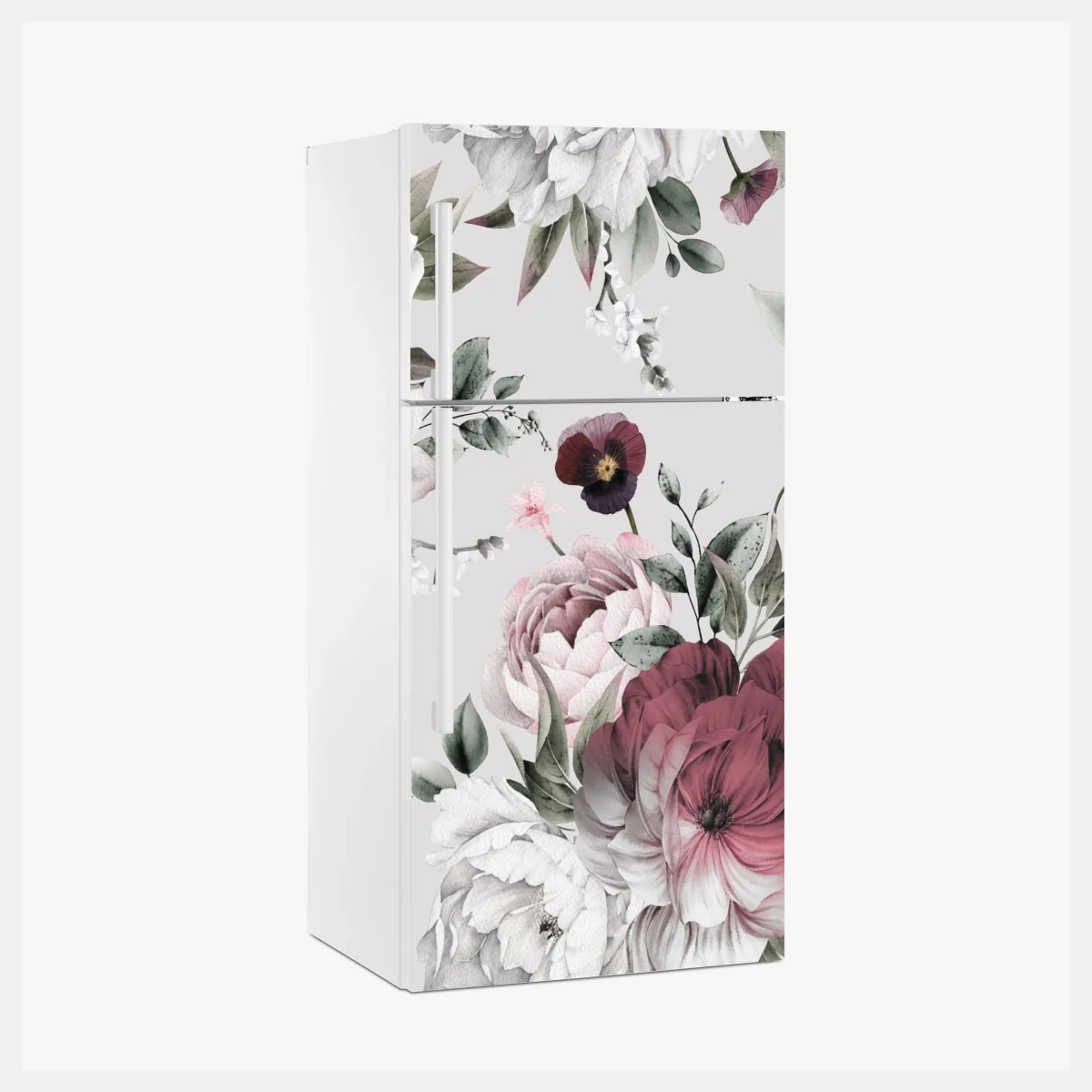 Pegatina para frigorífico patrón floral romántico en acuarela – Pixers® Pegatina para frigorífico patrón floral romántico en acuarela – Pixers®