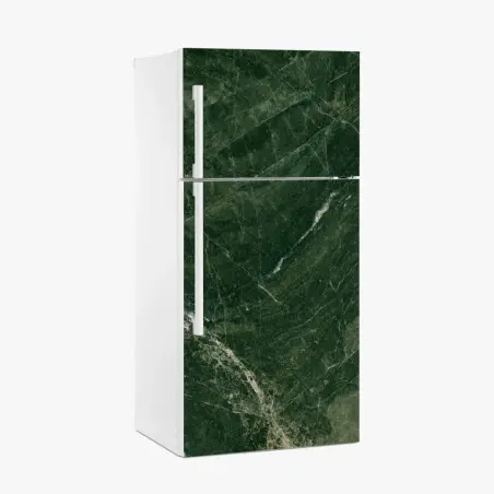 Pegatina para frigorífico mármol verde intenso con vetas blancas – Pixers®