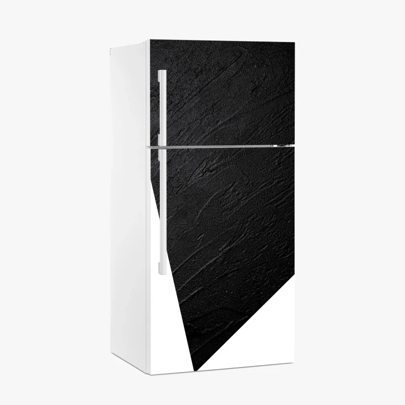 Pegatina para frigorífico textura negra en relieve para decoración de paredes