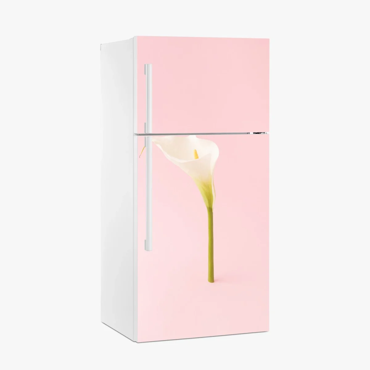 Pegatina para frigorífico cala blanca minimalista sobre fondo rosa – Pixers® Pegatina para frigorífico cala blanca minimalista sobre fondo rosa – Pixers®