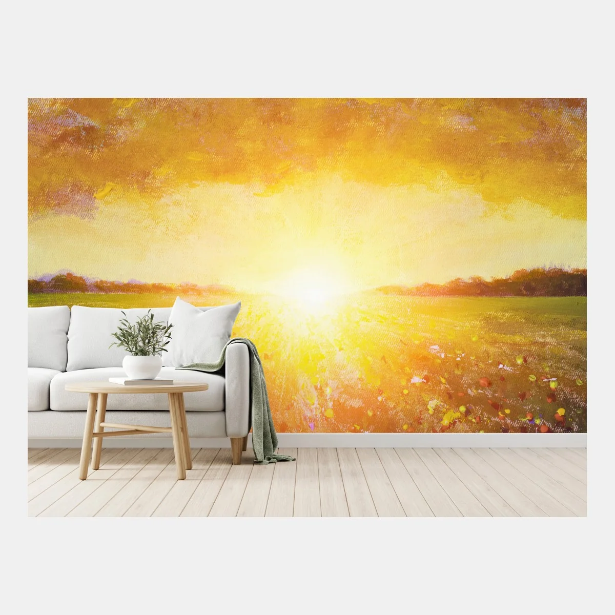 Fotomural amanecer entre amapolas impresionista – Pixers® Fotomural amanecer entre amapolas impresionista – Pixers®