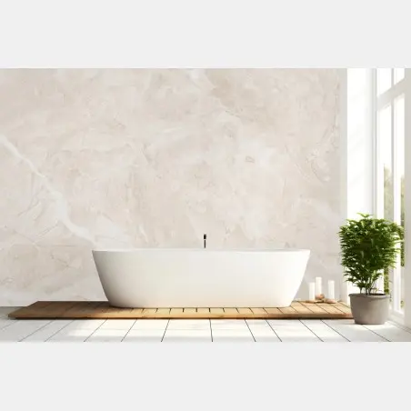 Fotomural mármol beige elegante para pared – Pixers®