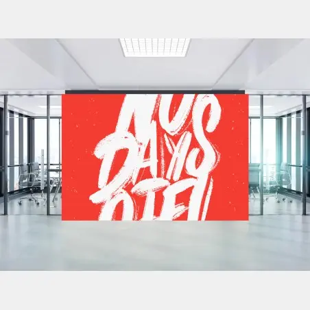 Fotomural motivación sin días de descanso – Pixers®