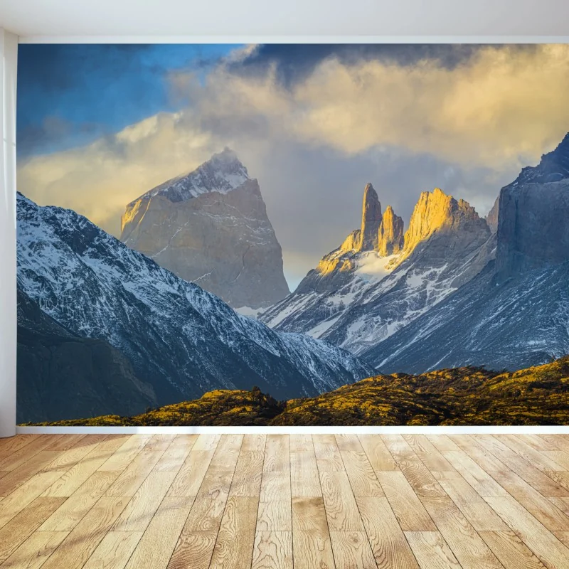 Fotomural amanecer en Torres del Paine