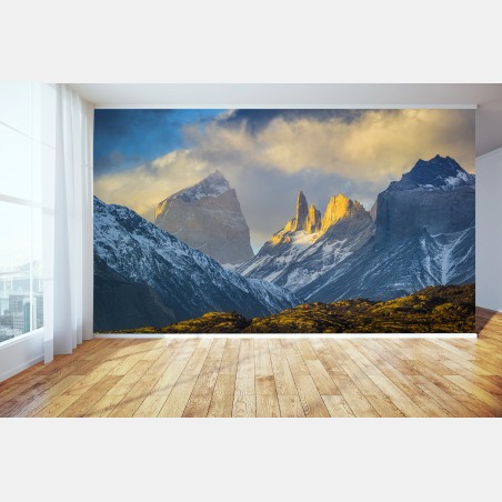 Fotomural amanecer en Torres del Paine – Pixers®