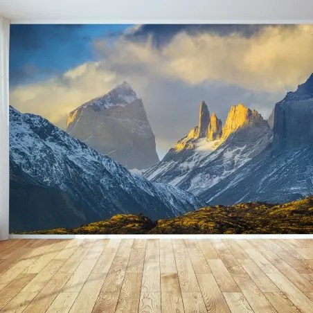 Fotomural amanecer en Torres del Paine