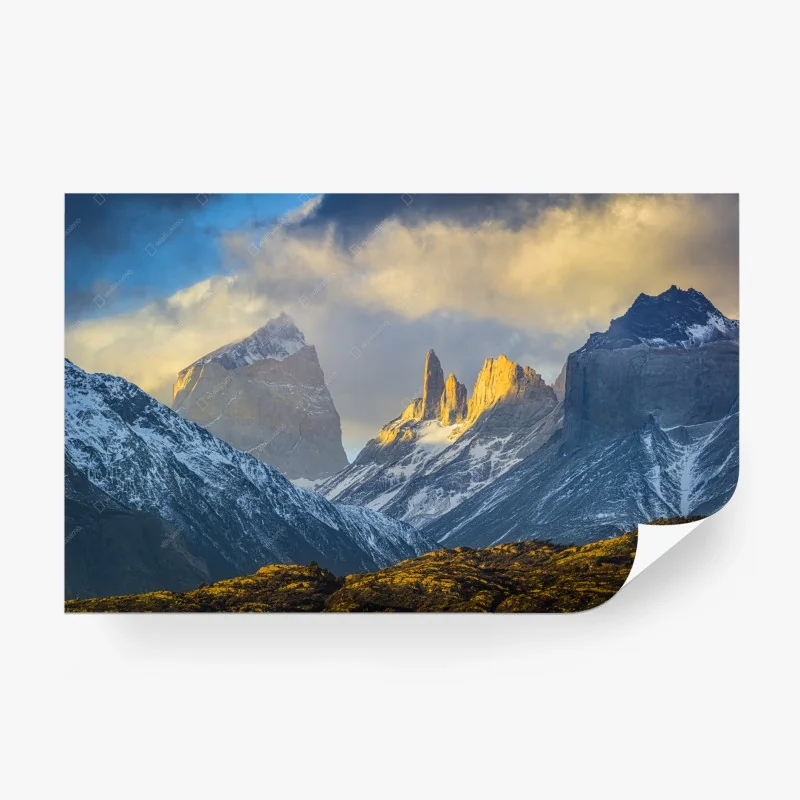 Fotomural amanecer en Torres del Paine