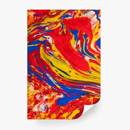 Fotomural estallido de color abstracto – Pixers®