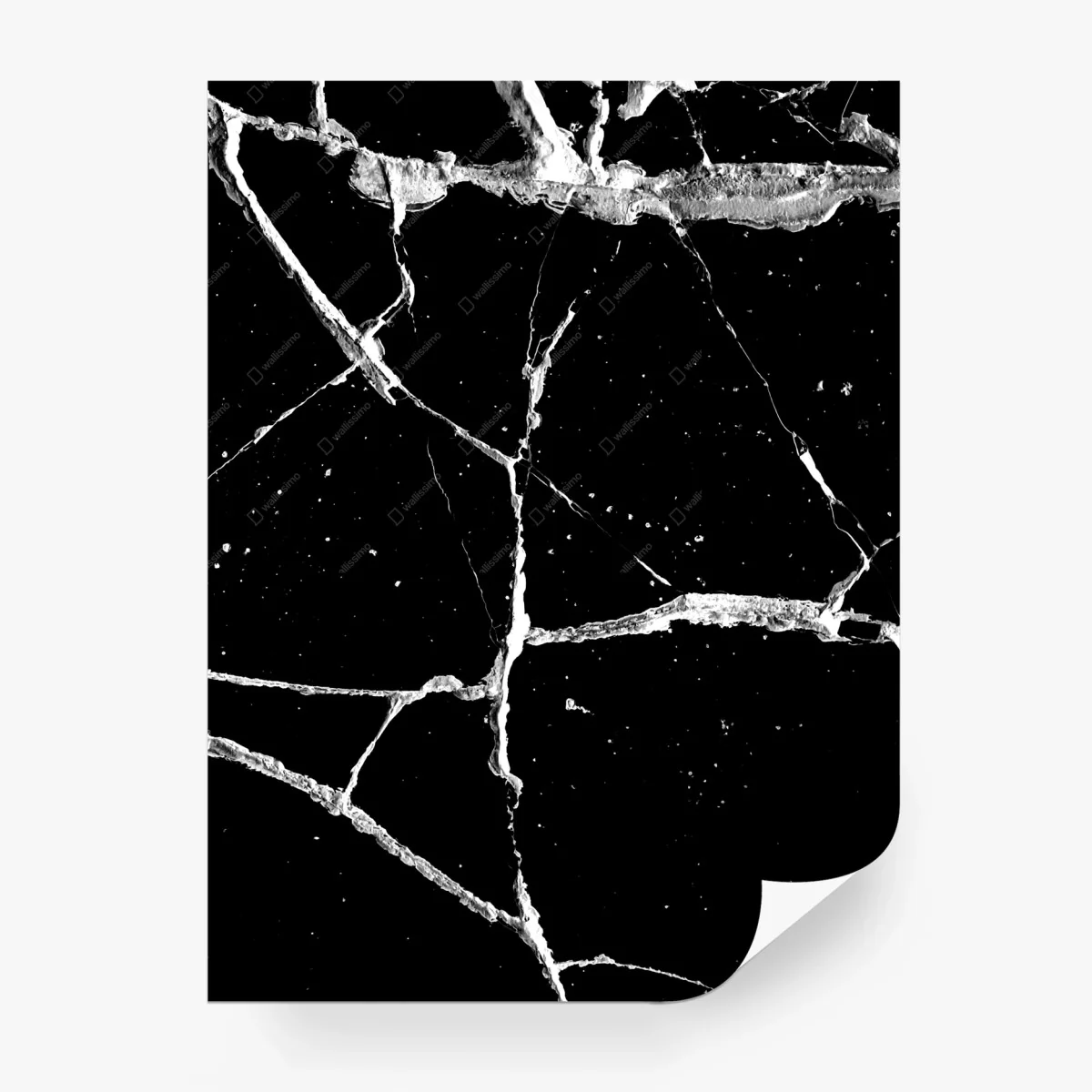 Fotomural mármol negro con vetas blancas – Pixers® Fotomural mármol negro con vetas blancas – Pixers®