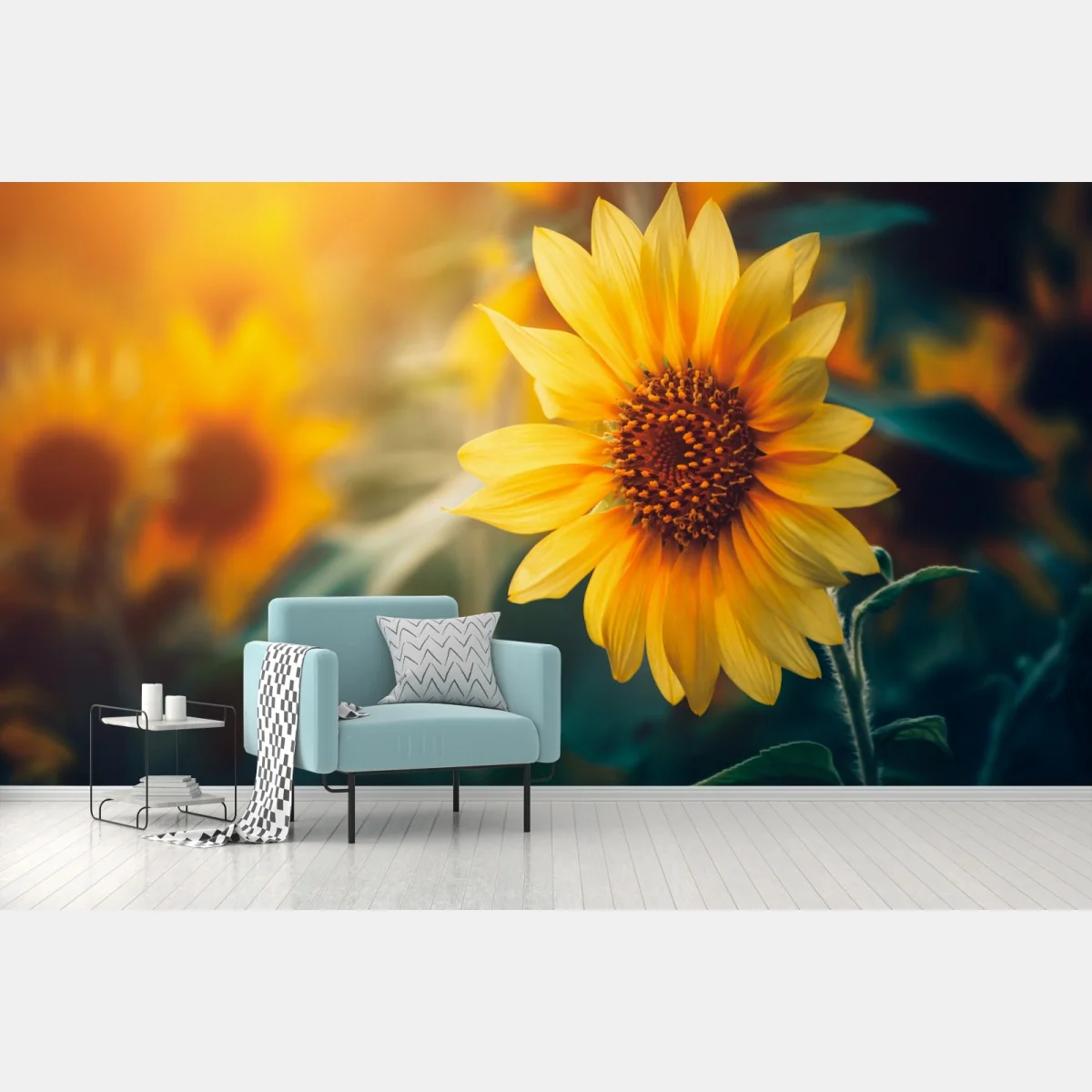 Fotomural amanecer de girasoles vibrantes – Pixers® Fotomural amanecer de girasoles vibrantes – Pixers®