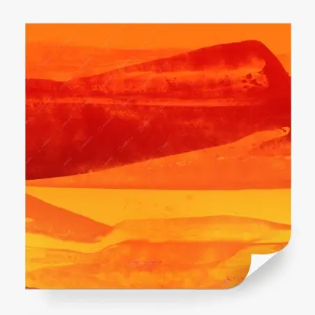 Fotomural puesta de sol abstracta en tonos cálidos – Pixers®