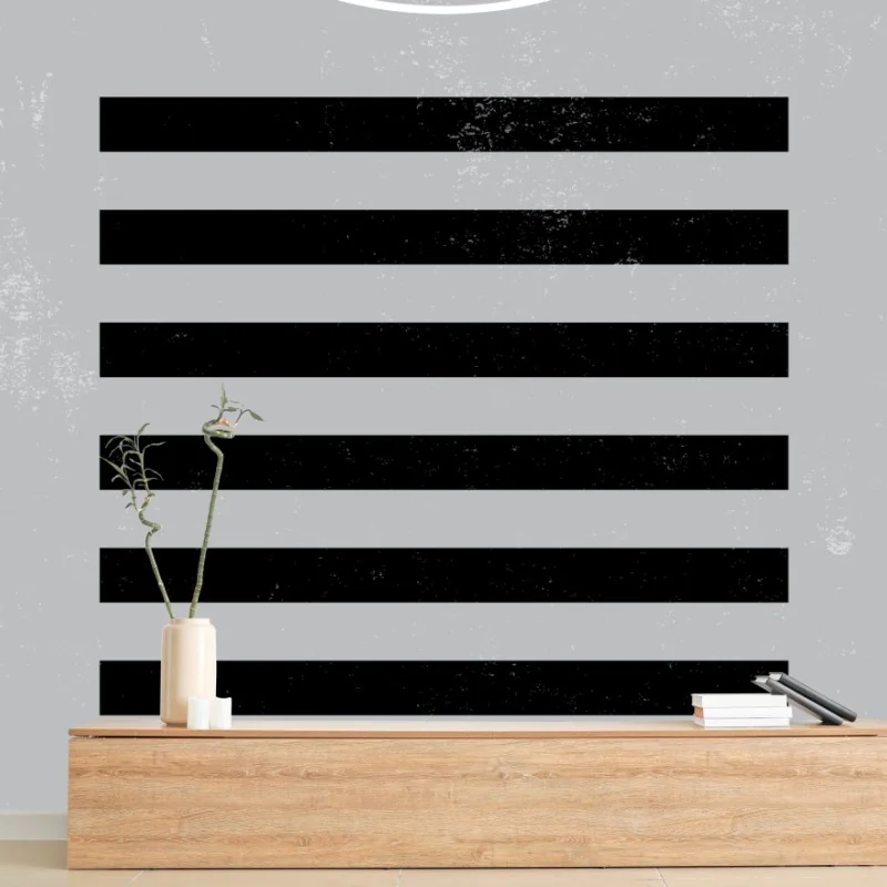 Fotomural arte geométrico minimalista en gris
