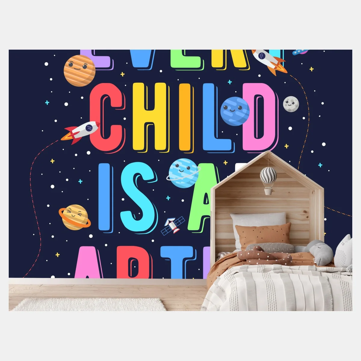 Fotomural cada niño es un artista: diseño espacial colorido – Pixers® Fotomural cada niño es un artista: diseño espacial colorido – Pixers®