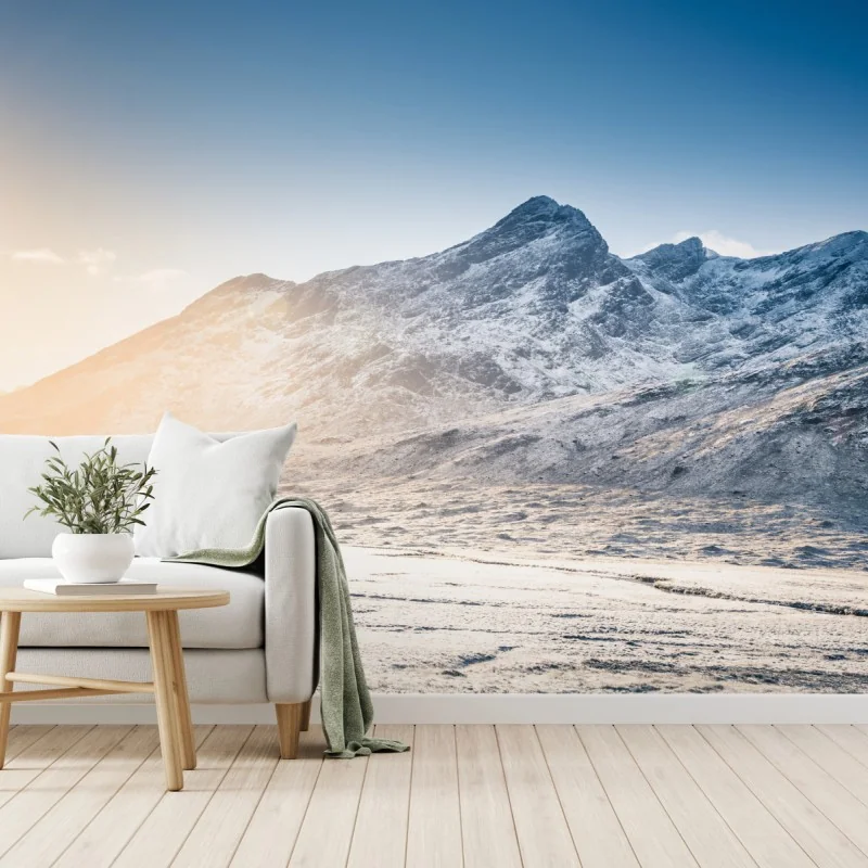 Fotomural amanecer sobre Cuillin Hills, Isla de Skye