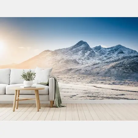 Fotomural amanecer sobre Cuillin Hills, Isla de Skye – Pixers®
