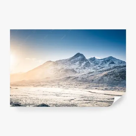 Fotomural amanecer sobre Cuillin Hills, Isla de Skye – Pixers®