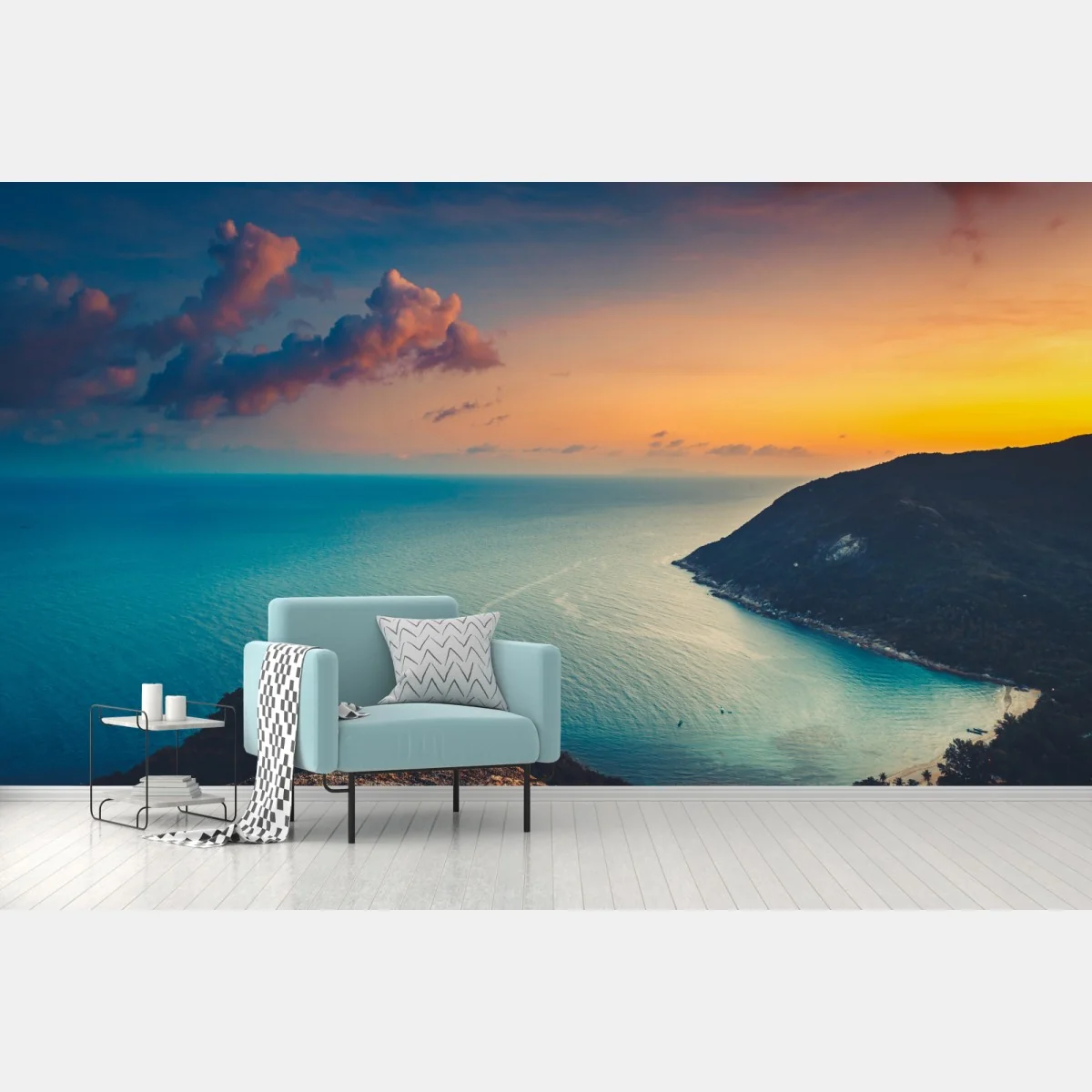 Fotomural bahía tropical al atardecer – Pixers® Fotomural bahía tropical al atardecer – Pixers®