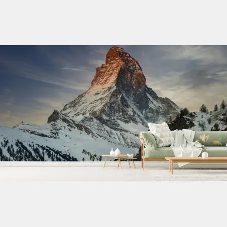 Fotomural amanecer en el Matterhorn – Pixers®