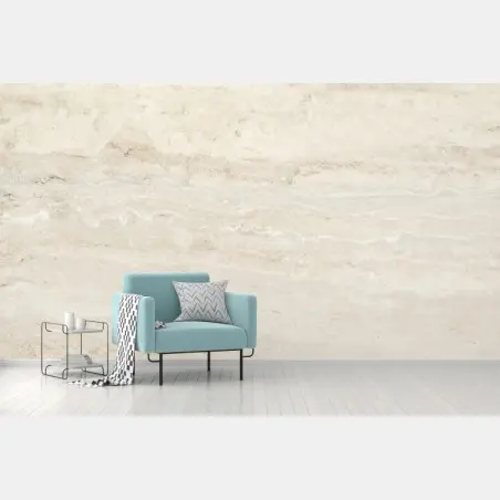 Fotomural textura decorativa de travertino beige – Pixers®