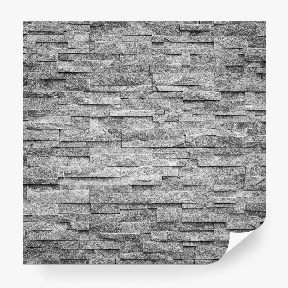 Fotomural mural de pared de piedra gris texturizada – Pixers®