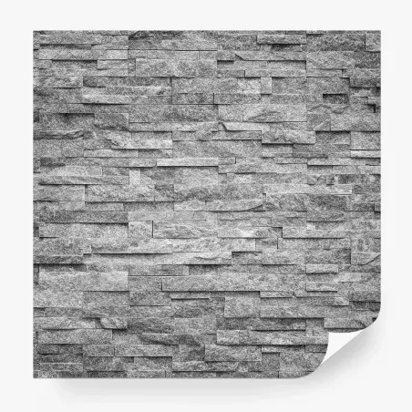 Fotomural mural de pared de piedra gris texturizada – Pixers®