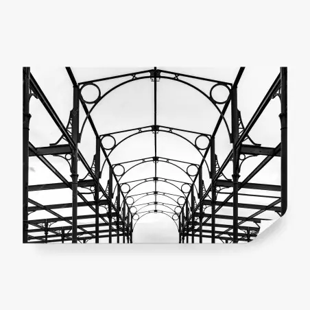 Fotomural arcos de hierro minimalistas – Pixers®
