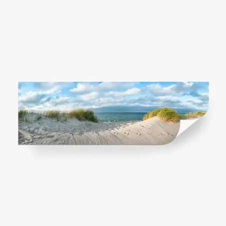 Fotomural dunas junto al mar sereno – Pixers®