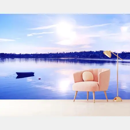 Fotomural reflejos de calma al amanecer – Pixers®