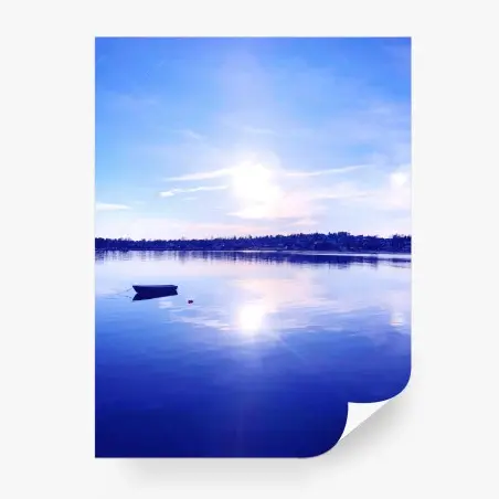 Fotomural reflejos de calma al amanecer – Pixers®