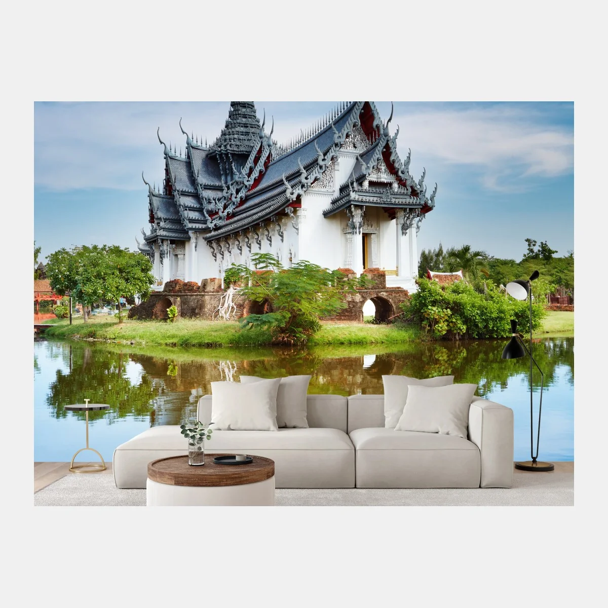 Fotomural Sanphet Prasat: palacio reflejado en el lago – Pixers® Fotomural Sanphet Prasat: palacio reflejado en el lago – Pixers®
