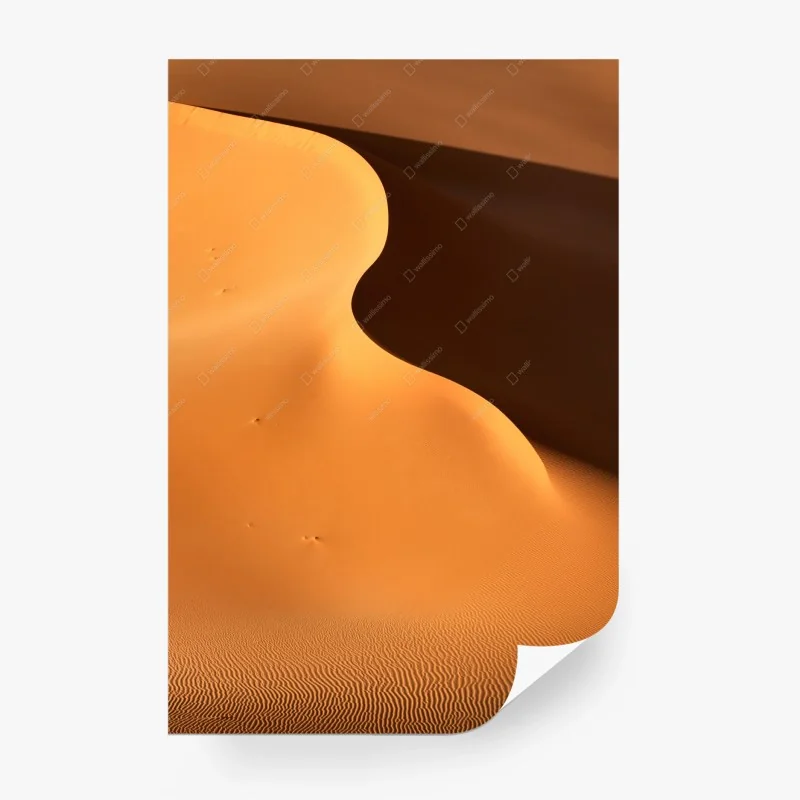 Fotomural curvas doradas del desierto