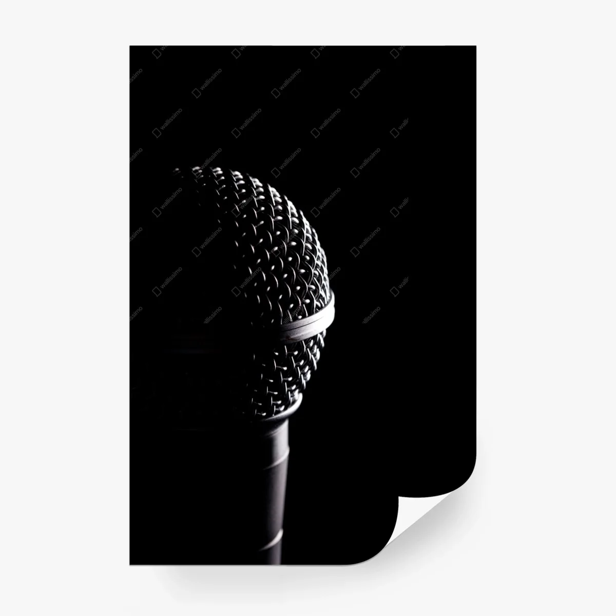 Fotomural micrófono en primer plano con iluminación dramática – Pixers® Fotomural micrófono en primer plano con iluminación dramática – Pixers®