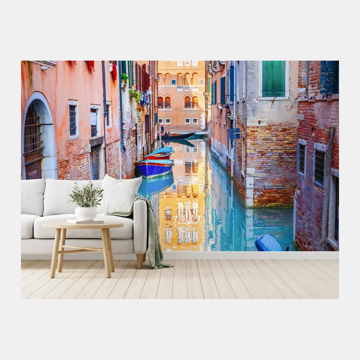 Fotomural canal de Venecia con reflejos coloridos – Pixers® Fotomural canal de Venecia con reflejos coloridos – Pixers®