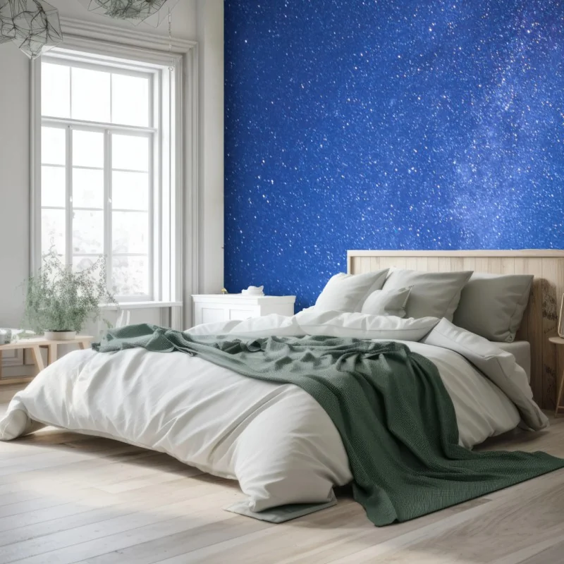 Fotomural cielo estrellado sobre el bosque