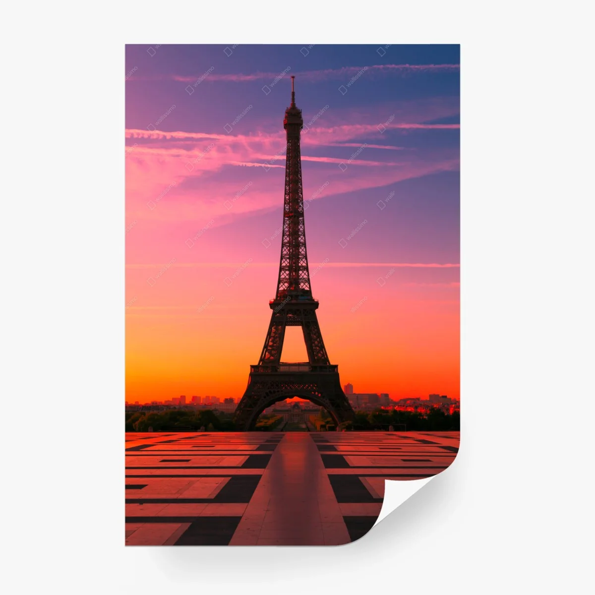 Fotomural amanecer en la Torre Eiffel – Pixers® Fotomural amanecer en la Torre Eiffel – Pixers®