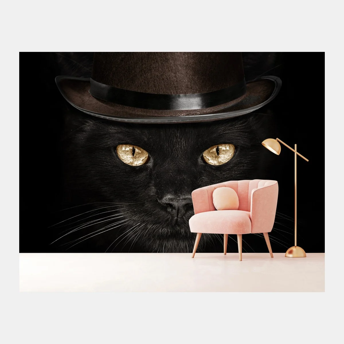 Fotomural gato elegante con sombrero de copa y pajarita – Pixers® Fotomural gato elegante con sombrero de copa y pajarita – Pixers®