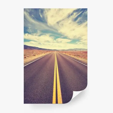 Fotomural carretera infinita en Valle de la Muerte – Pixers®