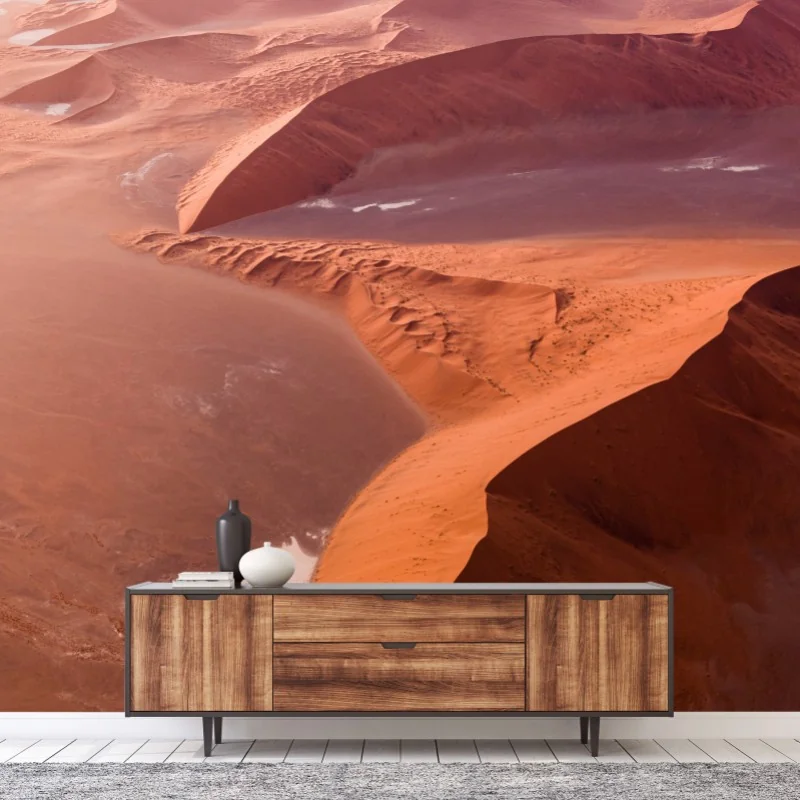 Fotomural vistas aéreas de las dunas de Sossusvlei, Namibia