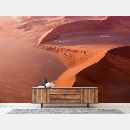 Fotomural vistas aéreas de las dunas de Sossusvlei, Namibia – Pixers®