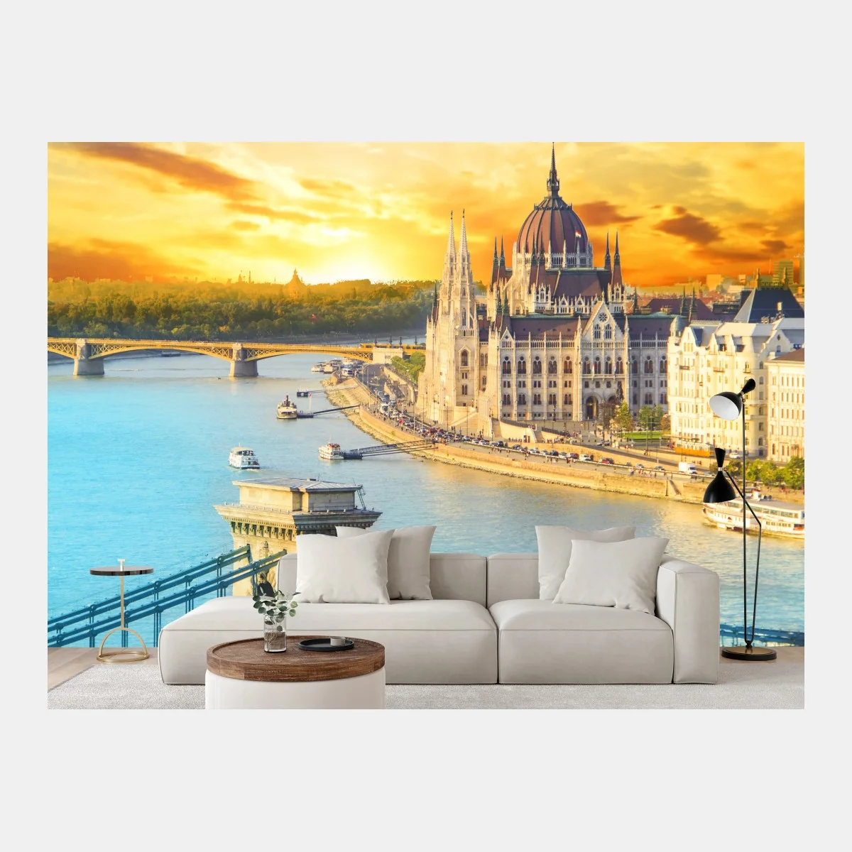Fotomural amanecer sobre el parlamento de Budapest – Pixers® Fotomural amanecer sobre el parlamento de Budapest – Pixers®