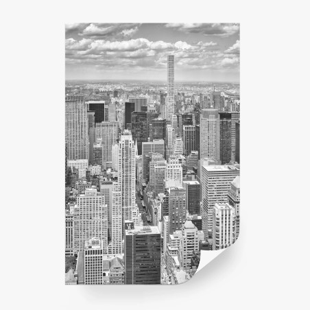 Fotomural panorama en blanco y negro de Nueva York – Pixers®