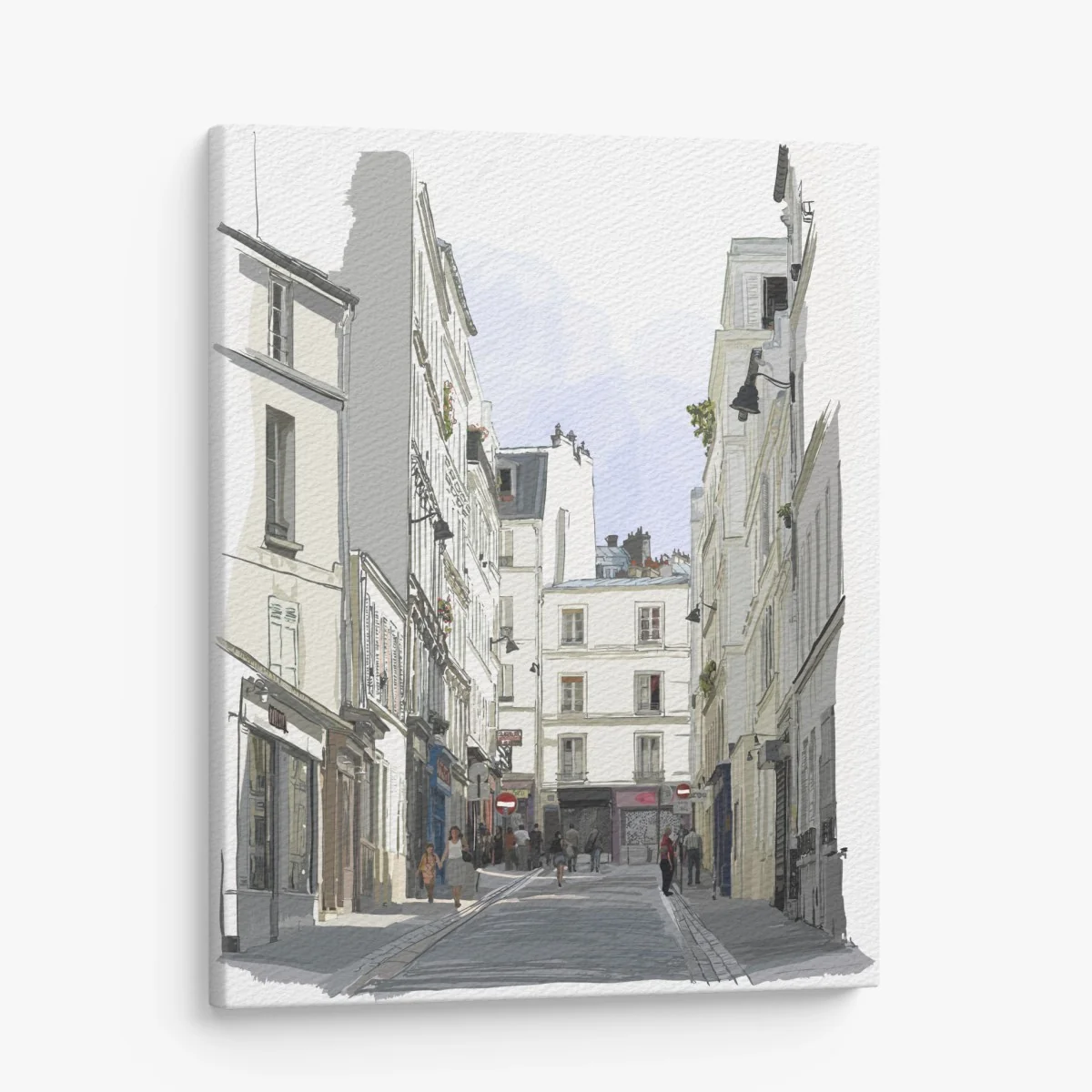 Cuadro en lienzo calle bohemia de Montmartre, París – Pixers® Cuadro en lienzo calle bohemia de Montmartre, París – Pixers®