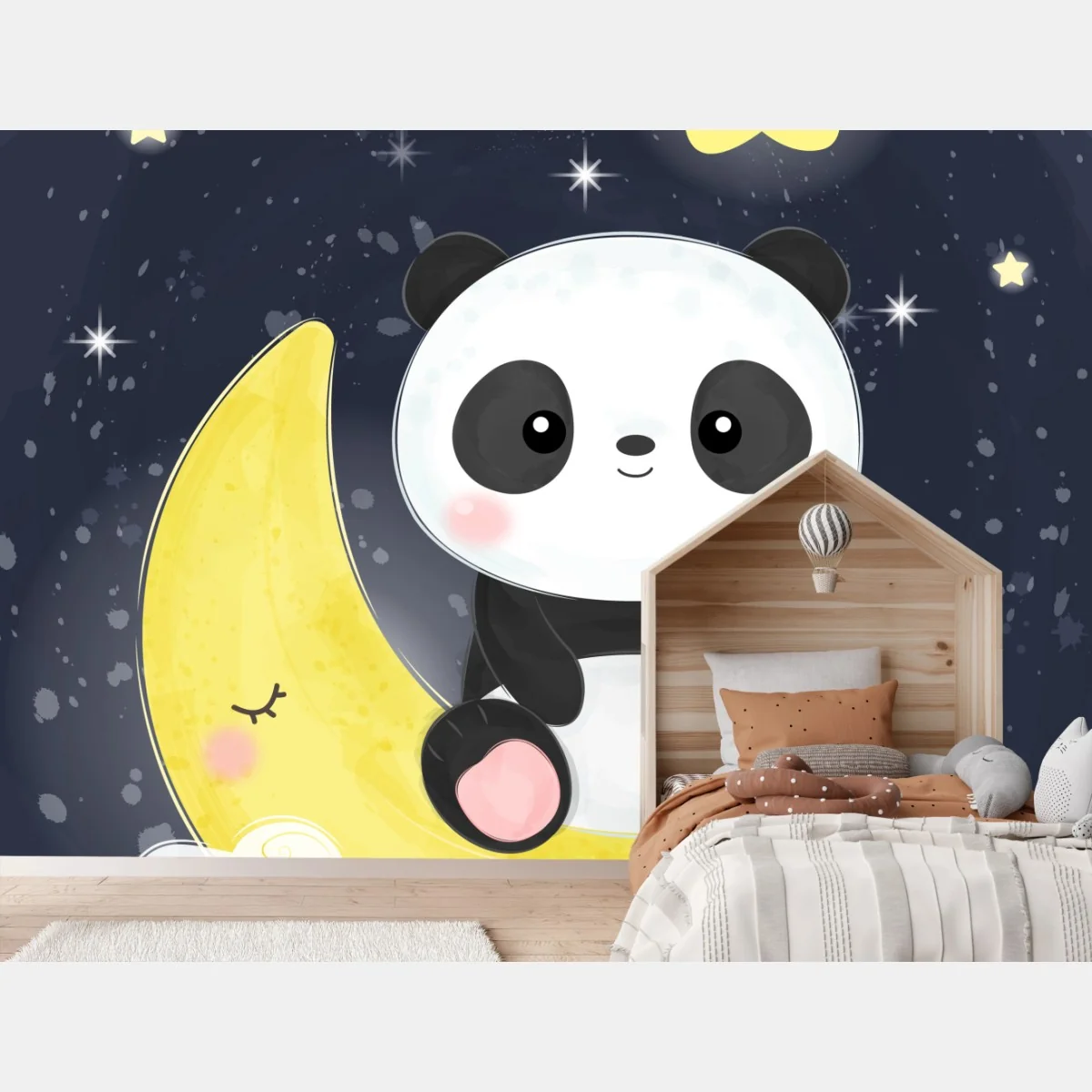 Fotomural panda en la luna soñadora – Pixers® Fotomural panda en la luna soñadora – Pixers®